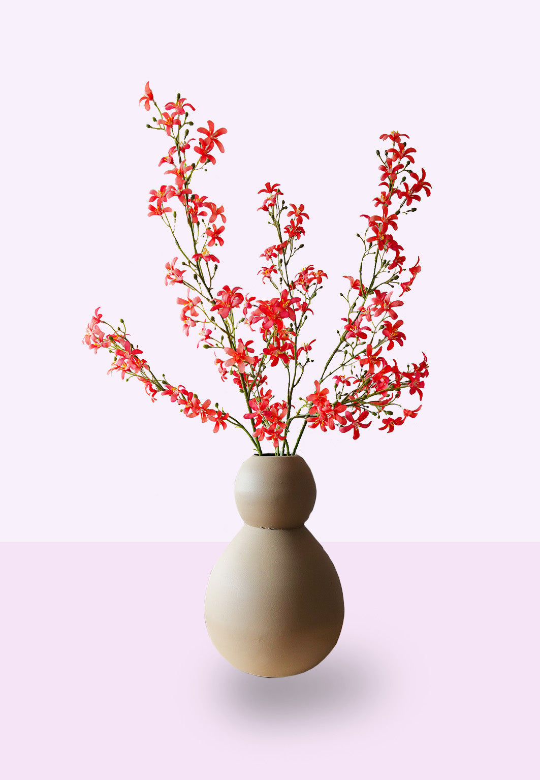 Zijden bloem Fien in vaas Eline