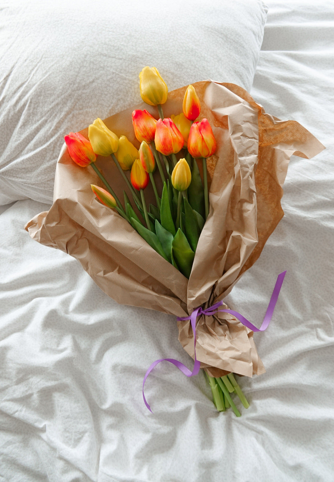 Fleuramour tulpen oranje geel sfeerimpressie