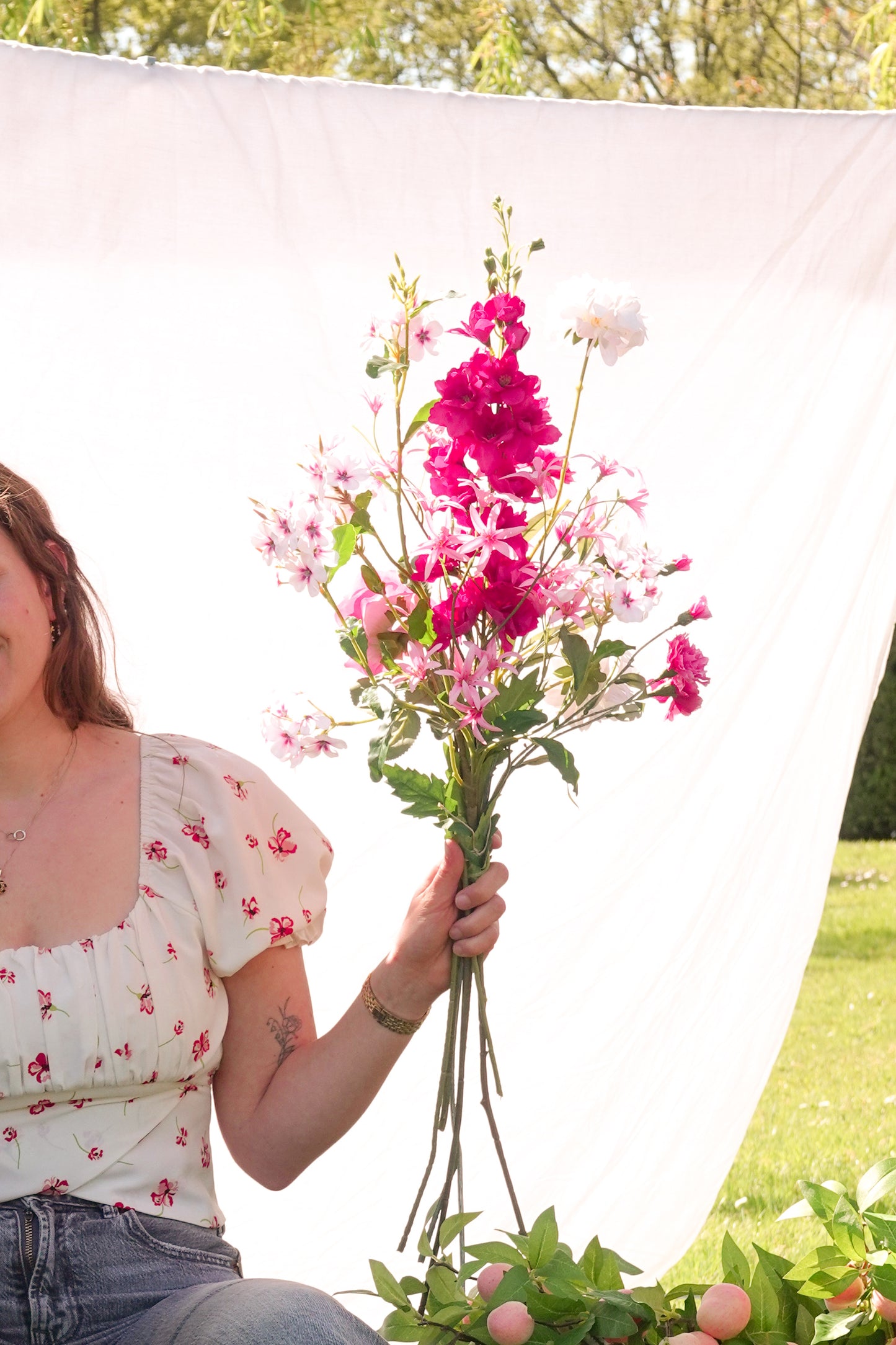 Zijden boeket Kelly sfeerimpressie