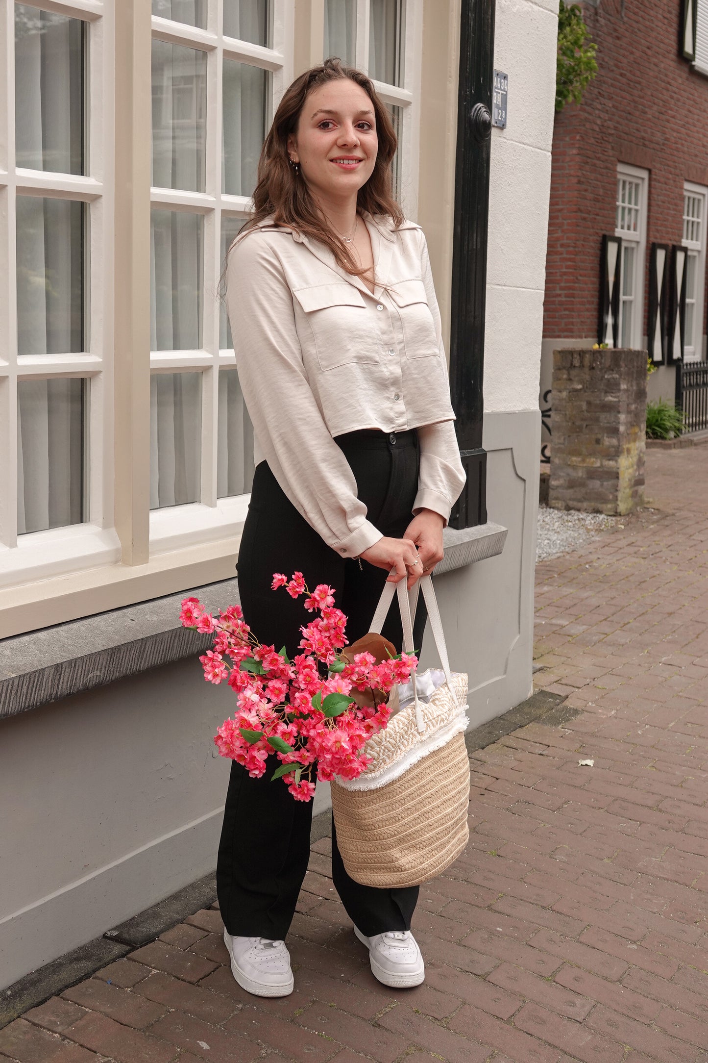 Sfeerimpressie zijden tak Bliss hoogte ~90 cm