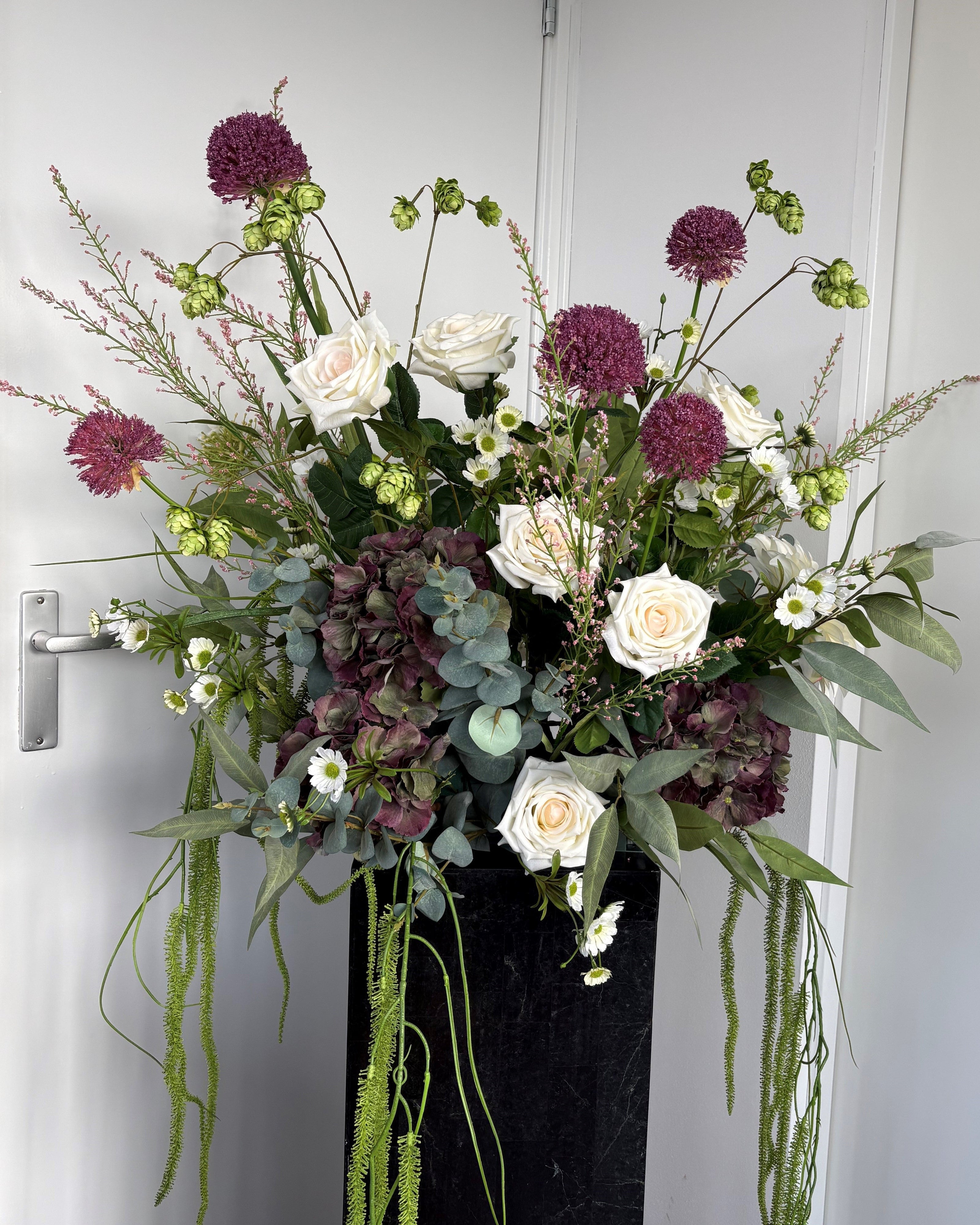Trouwstuk zijden bloemen
