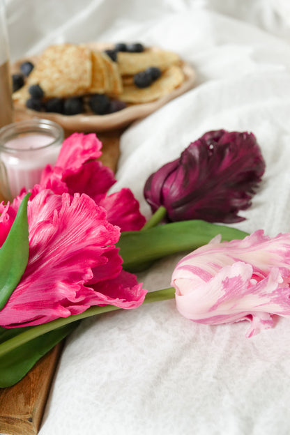 Fleuramour Papegaaitulp roze sfeerimpressie