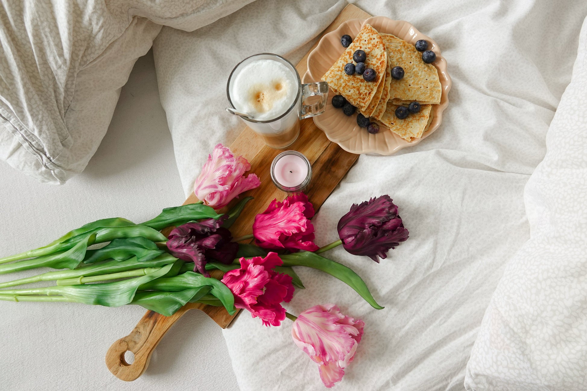 Fleuramour Papegaaitulp roze sfeerimpressie