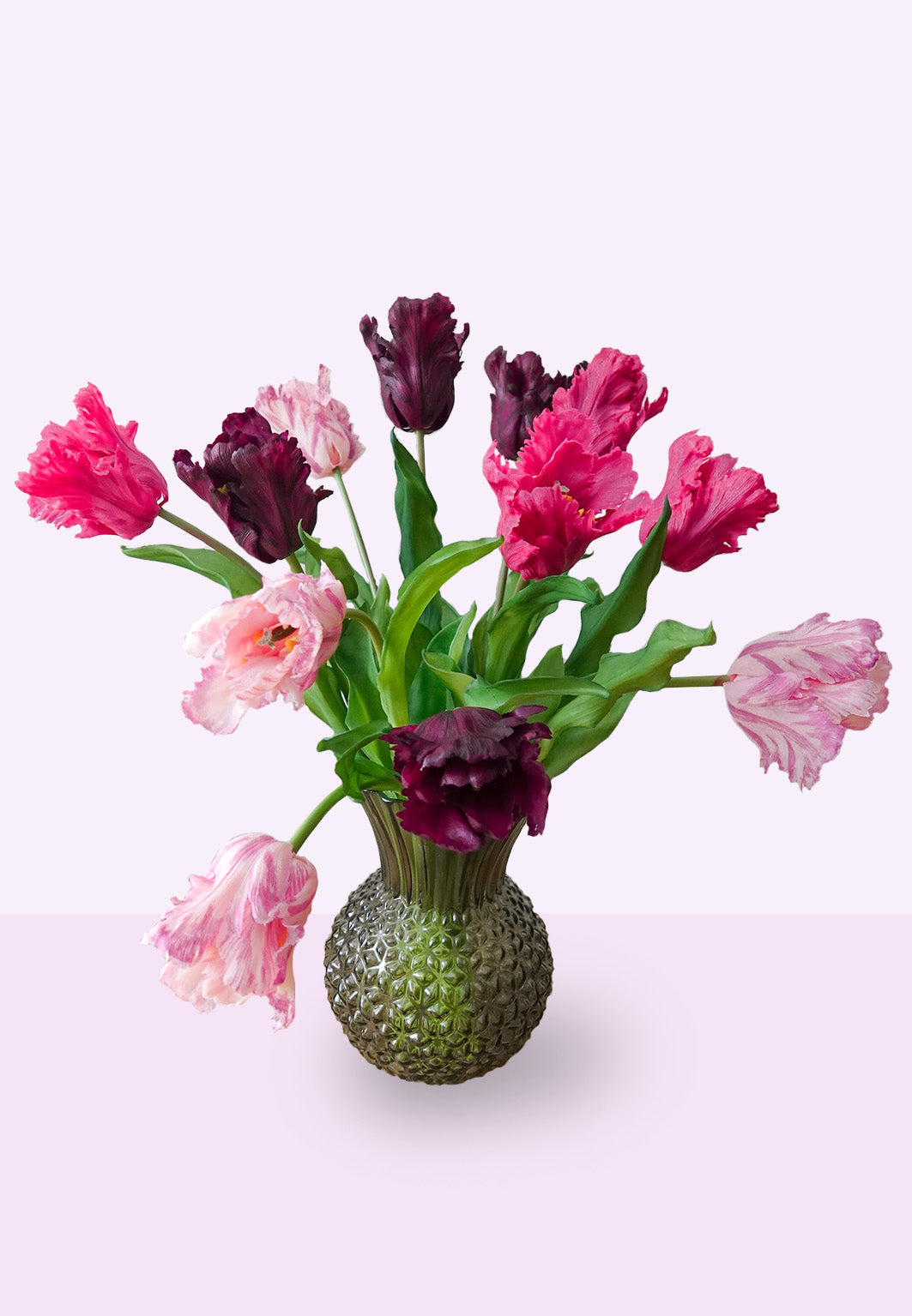 Fleuramour zijden pagegaaitulpen roze