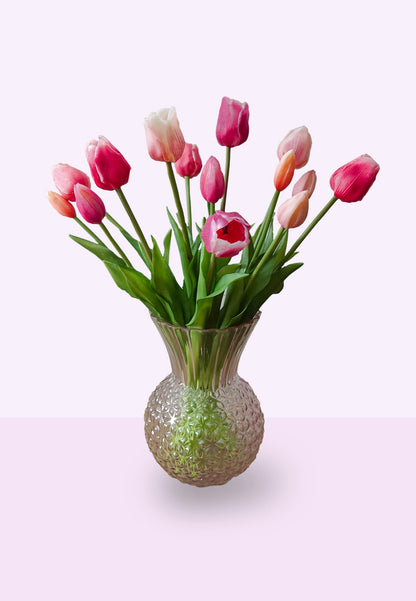 Fleuramour zijden tulpen roze
